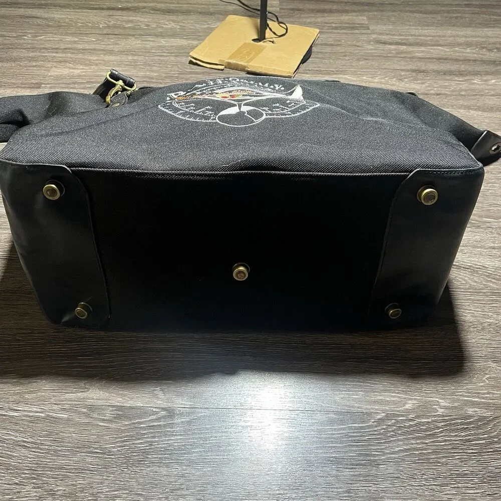 Tommy Bahama Black Duffle Bag Island Hopper SAIL FAST LIVE SLOW Sailboat
